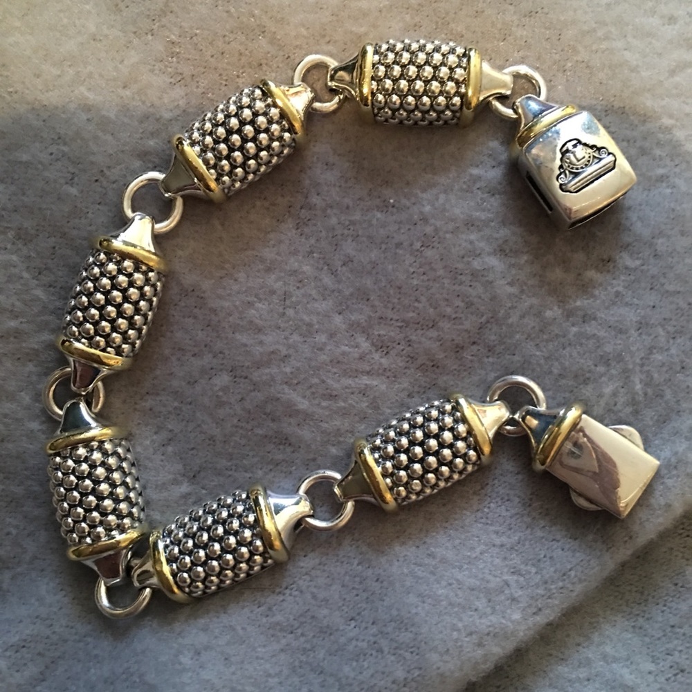 Lagos caviar link bracelet - Picture 5 of 7